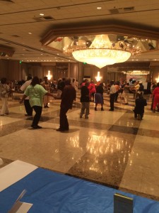 Seniors enjoying the dance floor.